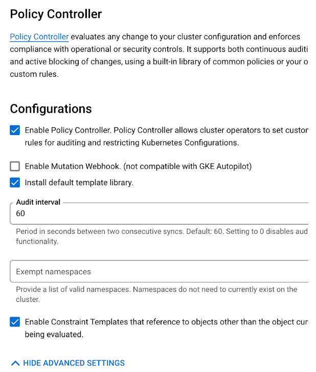 Policy Controller